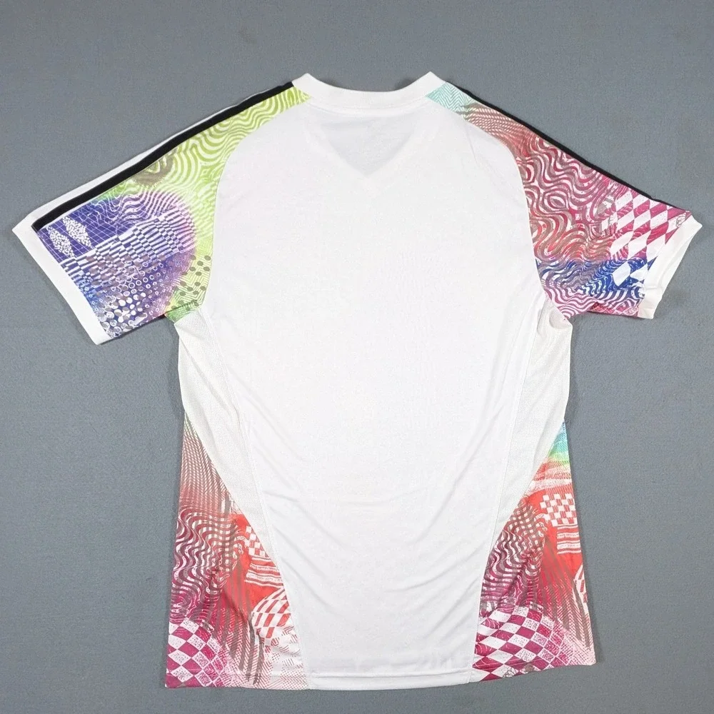 Adidas x Jeremy Scott Pride Tiro Jersey Mens Medium Slim Fit Soccer Abstract